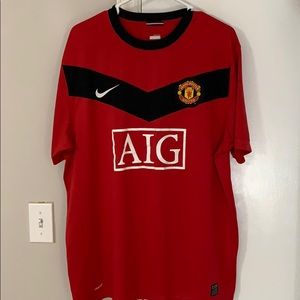 Manchester United Nike DriFit XL Jersey